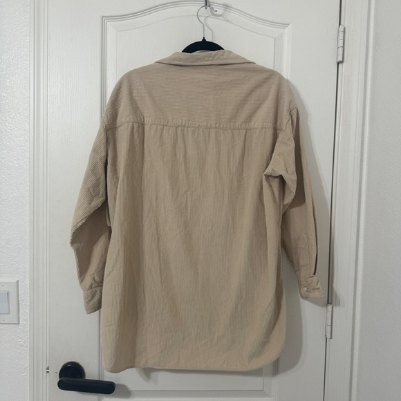 FRANK & EILEEN Shirley Oversized Button-Up Shirt in Vintage White Size XS - Picture 3 of 11